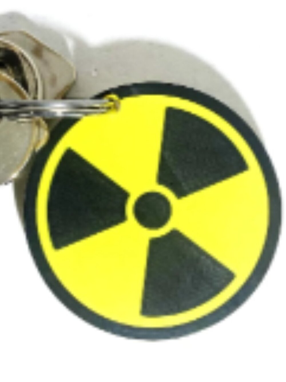 Radioactive Flat Keychain - Picture 1 of 1
